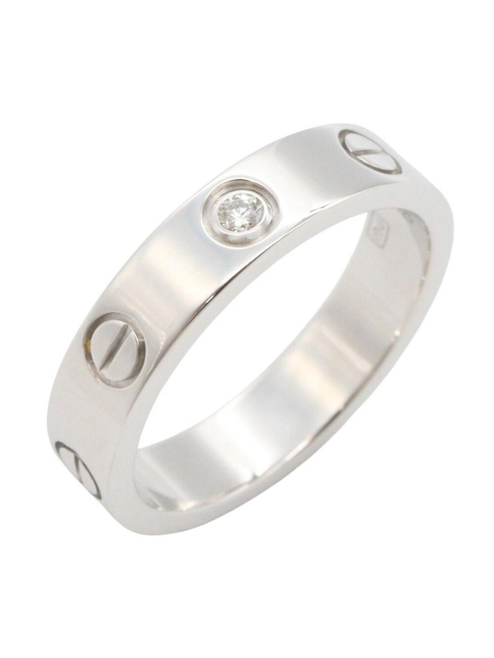Cartier Ring Mini Love 18k White Gold Diamond